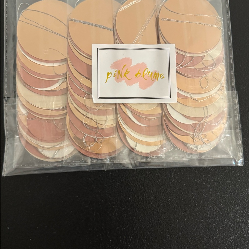 Pink Blush Paper Circle Confetti Pack